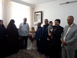 دیدار ریاست و همکاران دانشکده های فنی سبزوار با خانواده 
معزز شهید مدافع حرم مهدی موحدنیا در روز جانباز