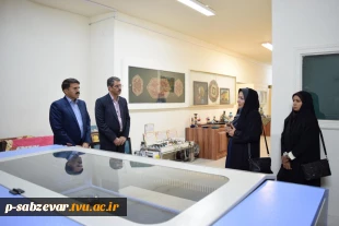 بازدید معاونت محترم اداری ،مالی و مدیریت منابع انسانی دانشگاه فنی و حرفه ای از آموزشکده های فنی سبزوار