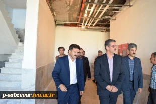 بازدید معاونت محترم اداری ،مالی و مدیریت منابع انسانی دانشگاه فنی و حرفه ای از آموزشکده های فنی سبزوار