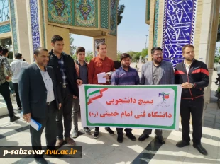 برگزاری مراسم قدردانی از اقدام مقتدرانه و شجاعانه سپاه و غبارروبی گلزار شهدای شهرستان سبزوار  2