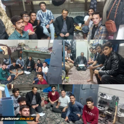 بازدید شبانه و سرزده معاونت دانشجویی از خوابگاه شهید علم الهدی